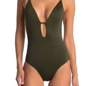 Becca by Rebecca OnePiece Swimsuit Green S
